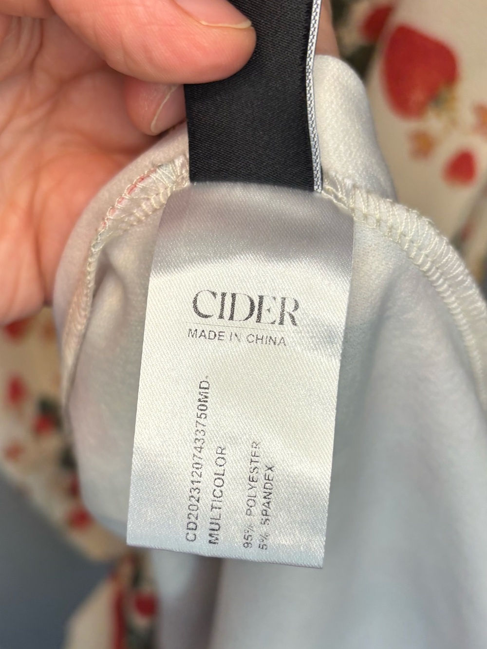 Cider Strawberry Print Midi Dress - Picture 8 of 12